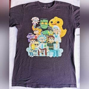 Ripple Junction Mens Short Sleeve t-shirt size M, Black, Rick and Morty Tee